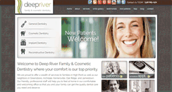 Desktop Screenshot of deepriverdentistry.com